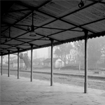 Vintage British-Style Train Station