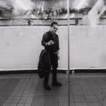 Selfportrait in a nasty subway station
