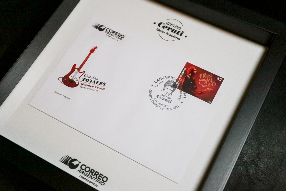 Gustavo Cerati's postage stamps